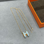 ¡®Dream¡¯POP H SKY BLUE NECKLACE