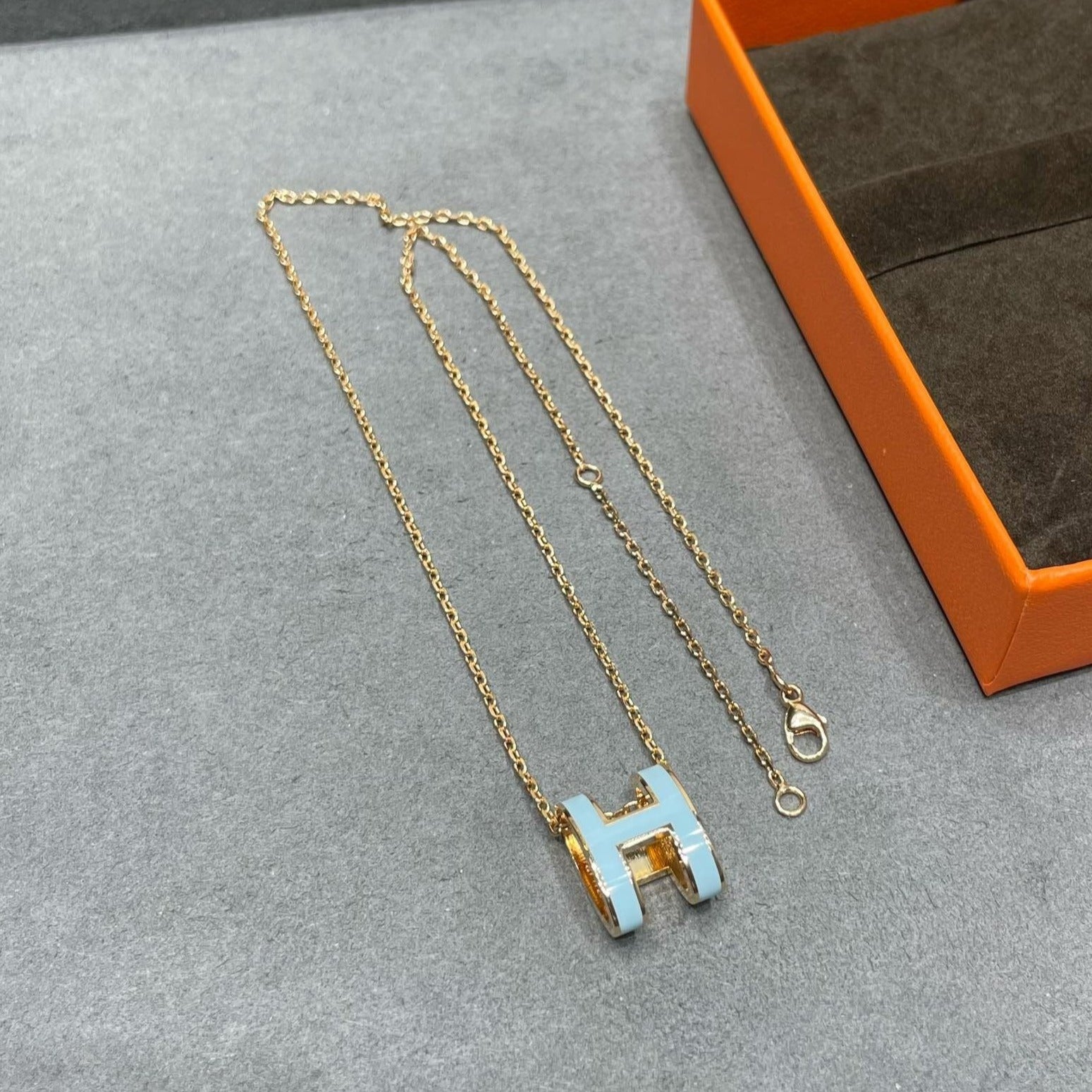 ¡®Dream¡¯POP H SKY BLUE NECKLACE