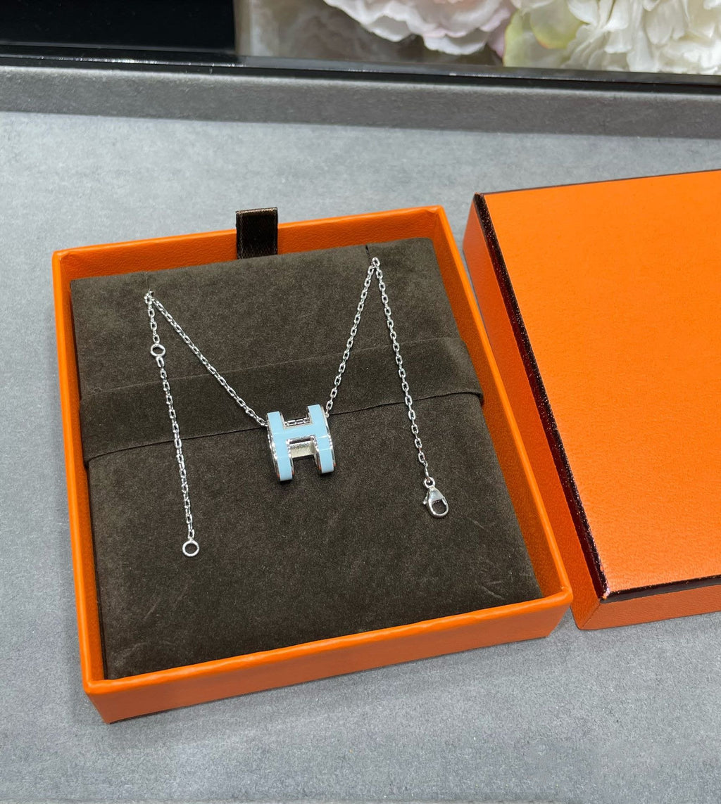 ¡®Dream¡¯POP H SKY BLUE NECKLACE