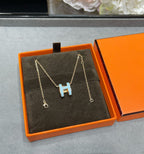 ¡®Dream¡¯POP H SKY BLUE NECKLACE
