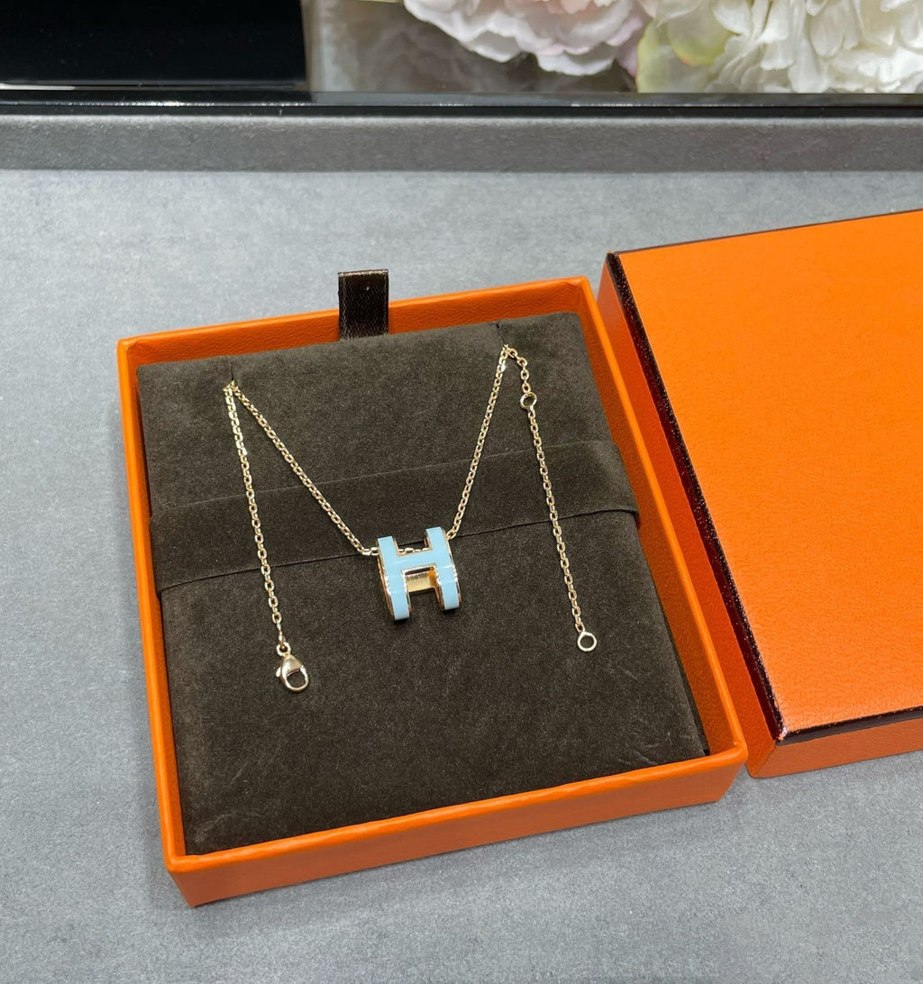¡®Dream¡¯POP H SKY BLUE NECKLACE