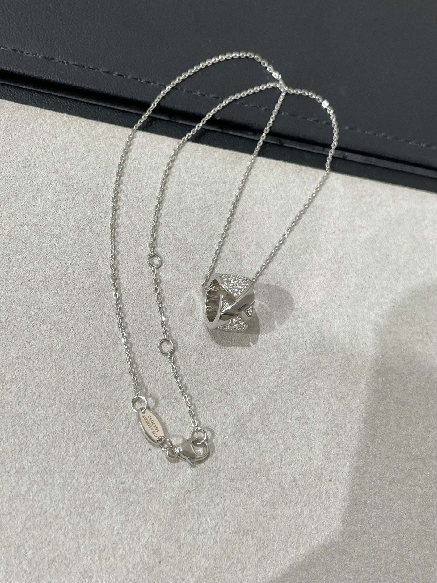 ¡®Dream¡¯LIENS EVIDENCE DIAMOND PAVED NECKLACE