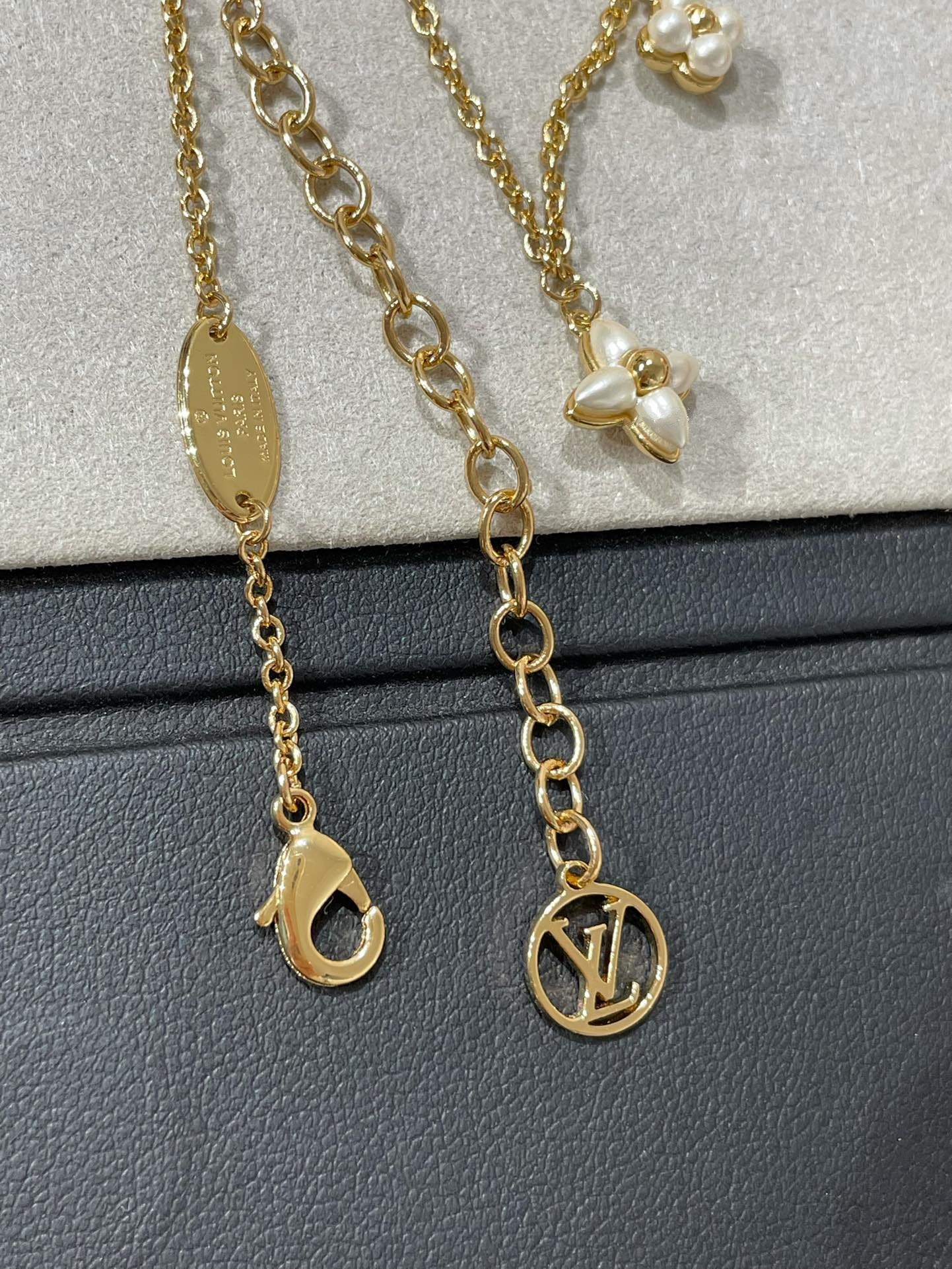 ¡®Dream¡¯FLOWERGRAM GOLD MOP DOUBLE ROW NECKLACE