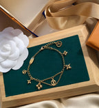 ¡®Dream¡¯BLOOMING PINK GOLD MOP BRACELET