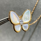 ¡®Dream¡¯BUTTERFLY MOP DIAMOND NECKLACE