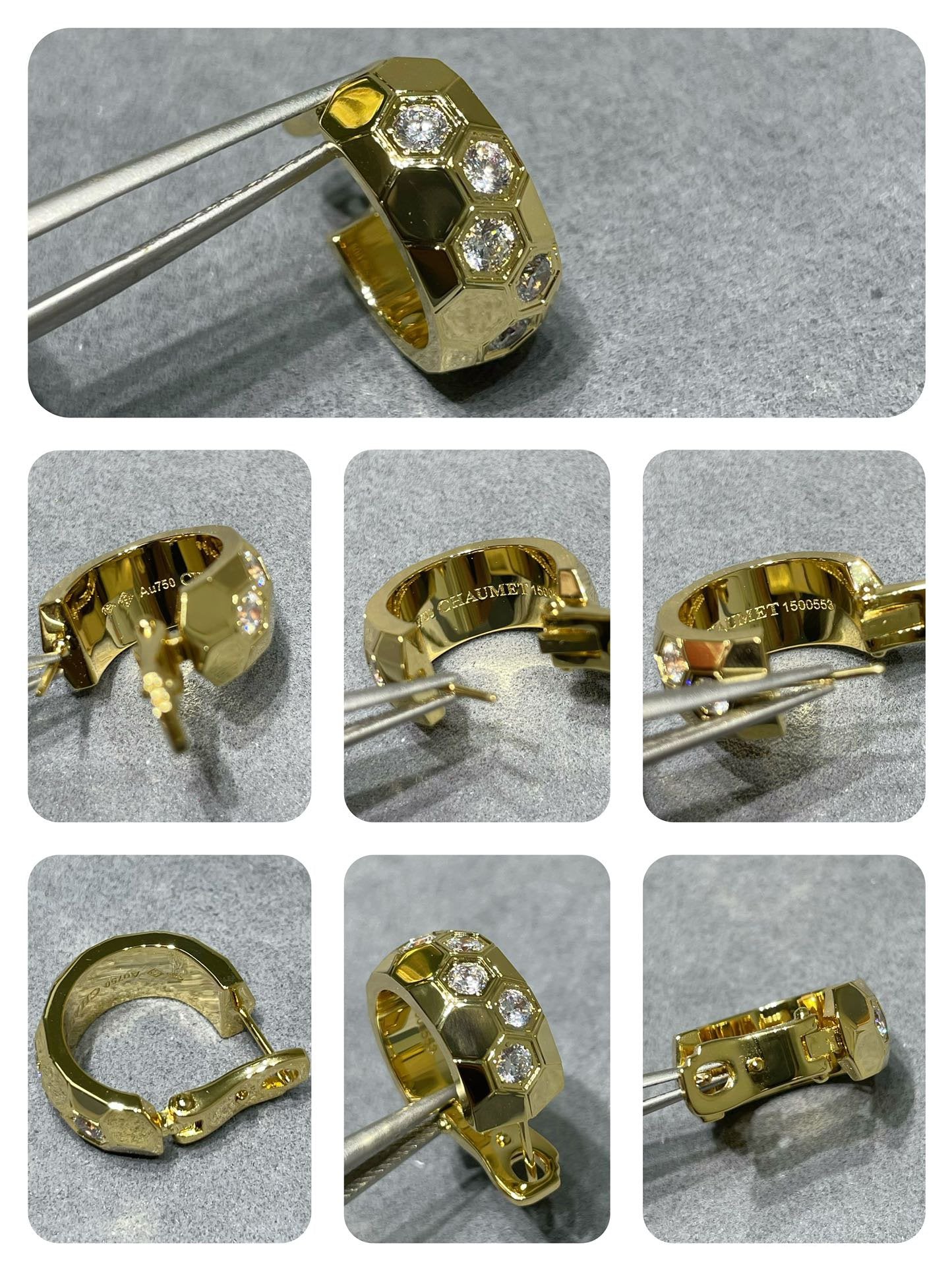 ¡®Dream¡¯BEE LOVE DIAMOND HOOP EARRINGS