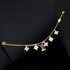 ¡®Dream¡¯LOGO 6 MOTIV STERNE UND SONNE GOLDENES ARMBAND