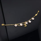¡®Dream¡¯LOGO 6 MOTIV STERNE UND SONNE GOLDENES ARMBAND