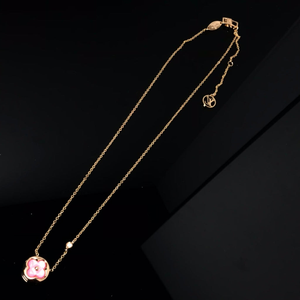 „Dream“-Farbcollier „Blossom Pink MOP Sun Gold“