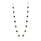 ¡®Dream¡¯CLOVER 20 MOTIFS ONYX NECKLACE