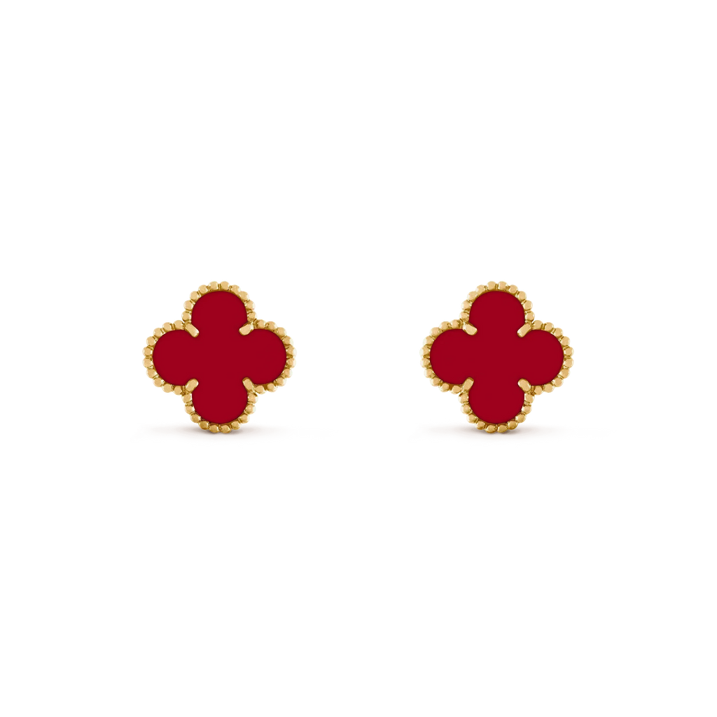 ¡®Dream¡¯CLOVER MITTELGROSS 1 MOTIV KARNEOL OHRRINGE