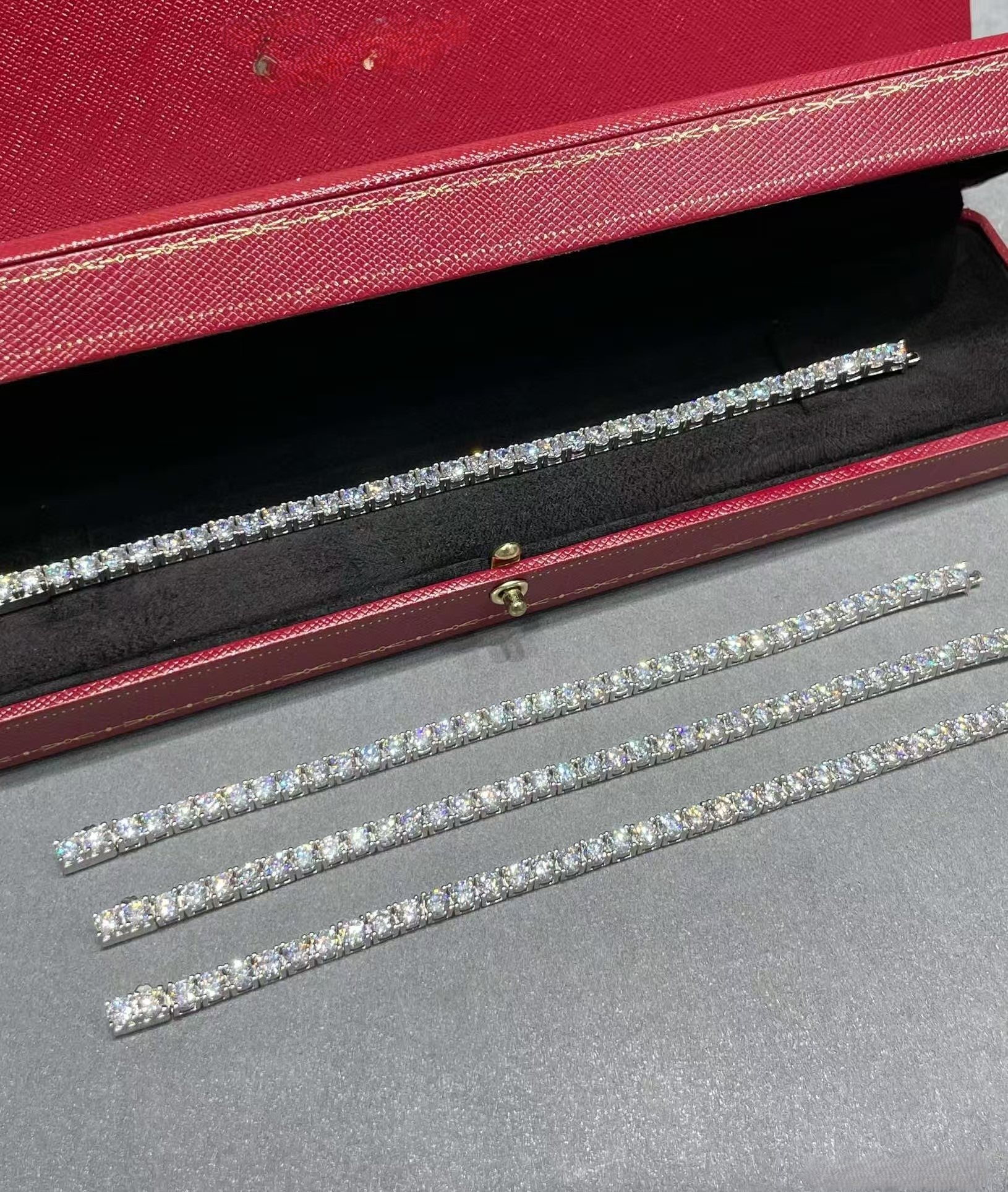 [¡®Dream¡¯]TENNIS BRACELET WITH FULL DIAMOND SETTING