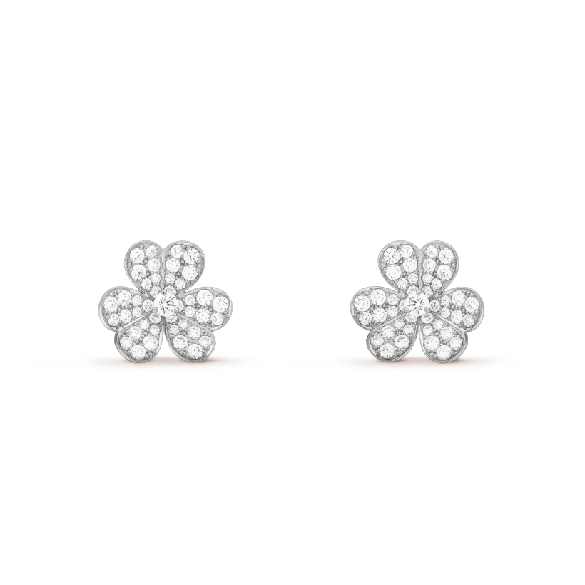 ¡®Dream¡¯CLOVER COMOS DIAMOND EARRINGS SILVER