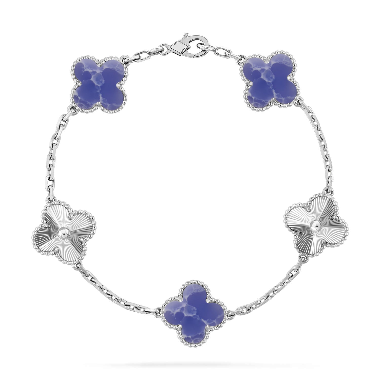 [Dream]New CLOVER 5 MOTIF BLUE VEINS BRACELET COLLECTION
