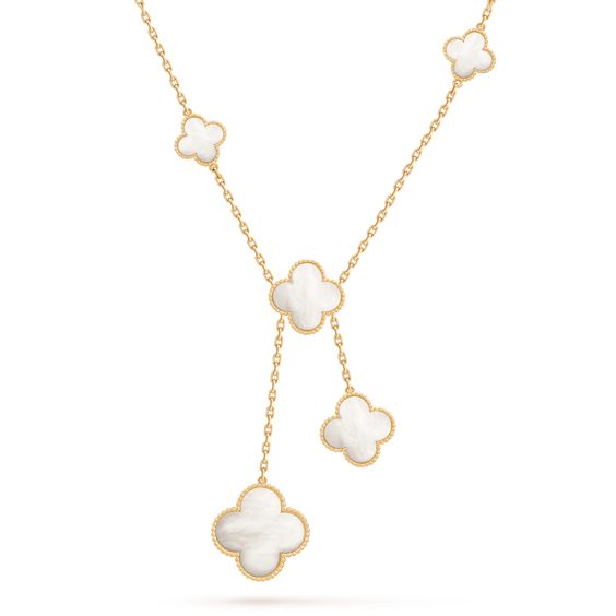 ¡®Dream¡¯CLOVER MOTHER OF PEARL NECKLACE 6 MOTIF