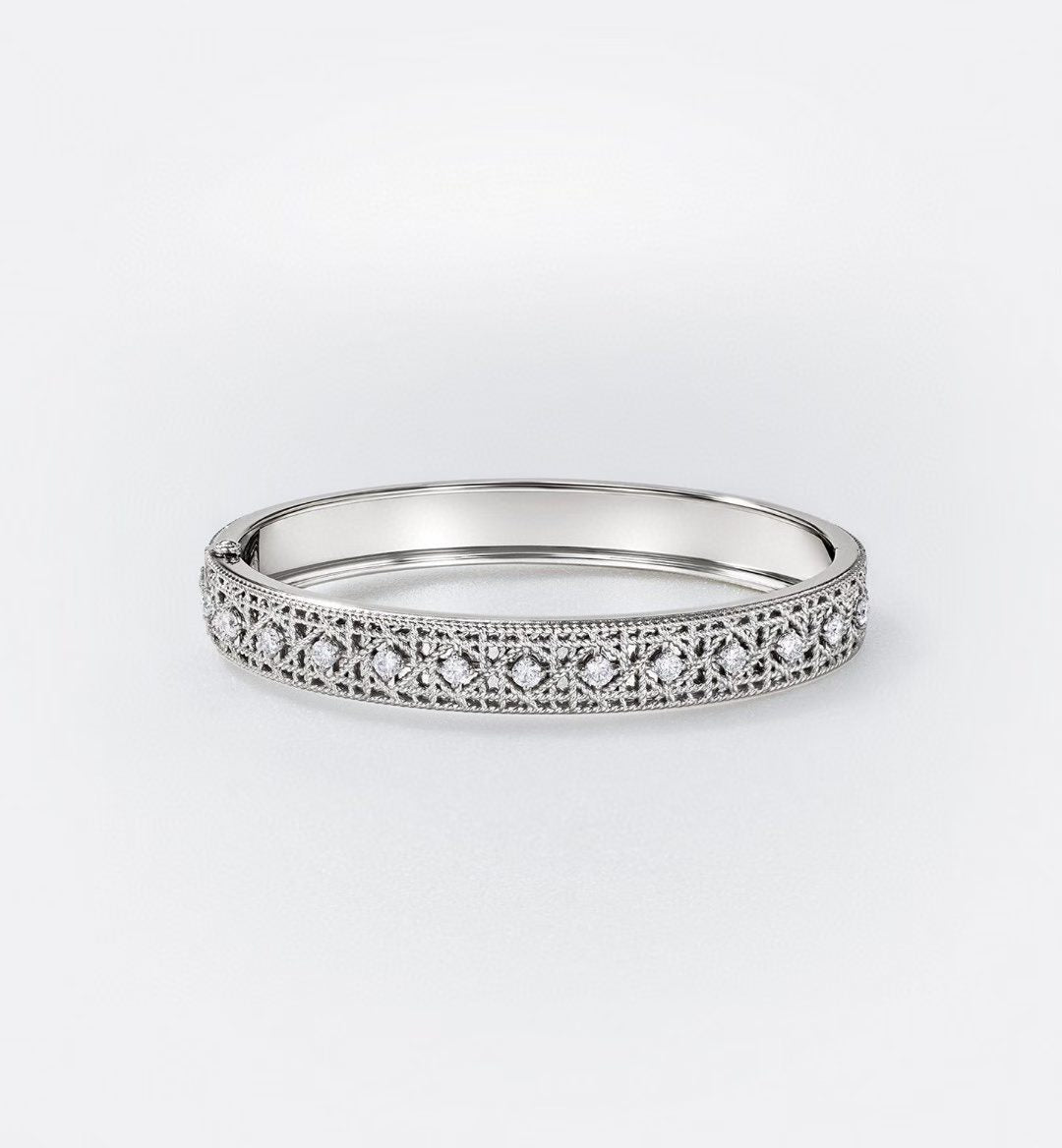 [Dream] 2026 WOVEN-PATTERN BRACELET SET WITH FULL DIAMOND INLAY THREE-COLORS