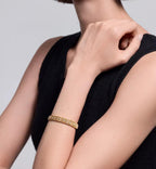 [Traum] Armband-Set, gewebtes Muster, mit vollständiger Diamanteinlage, drei Farben
