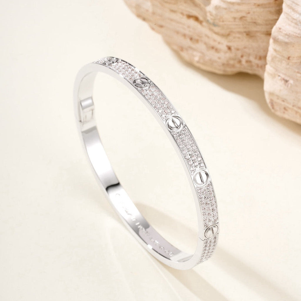 „Dream“ LIEBESARMBAND 4,8 MM DIAMANTBESETZT