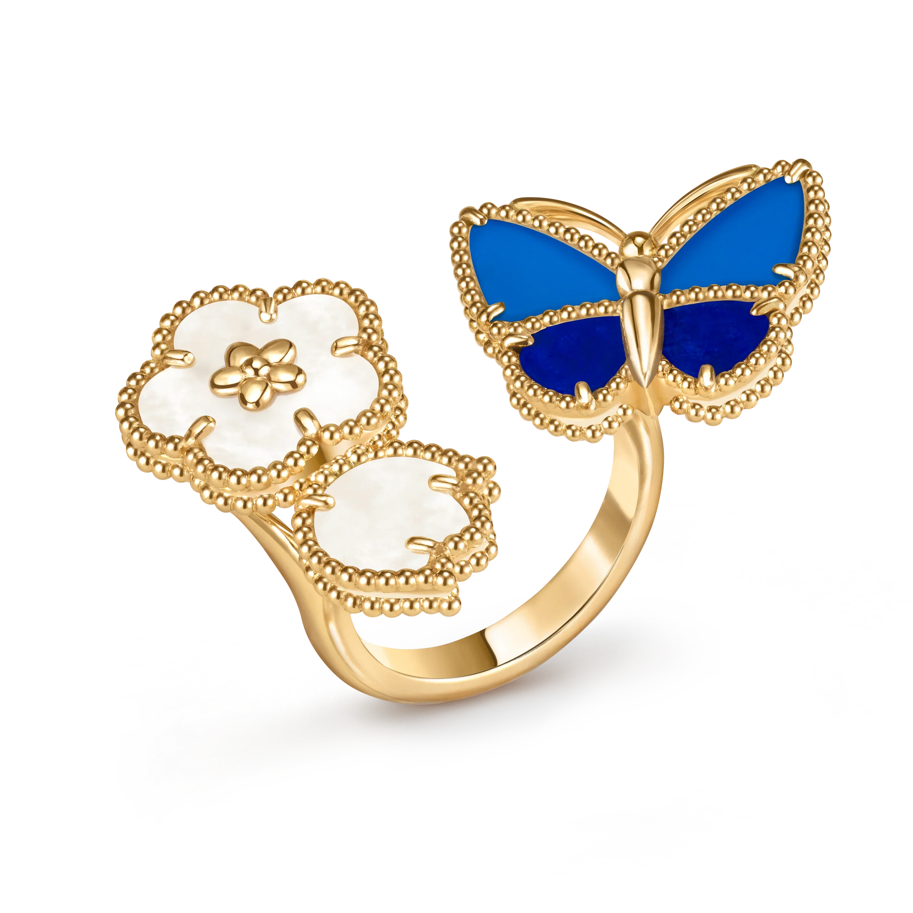 [Dream] 2026 NEW MODEL SPRING LUCKY 3 MOTIF GOLD RING