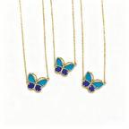 [Dream JURI] 2026 NEW LUCKY BUTTERFLY 1 MOTIFS NECKLACE