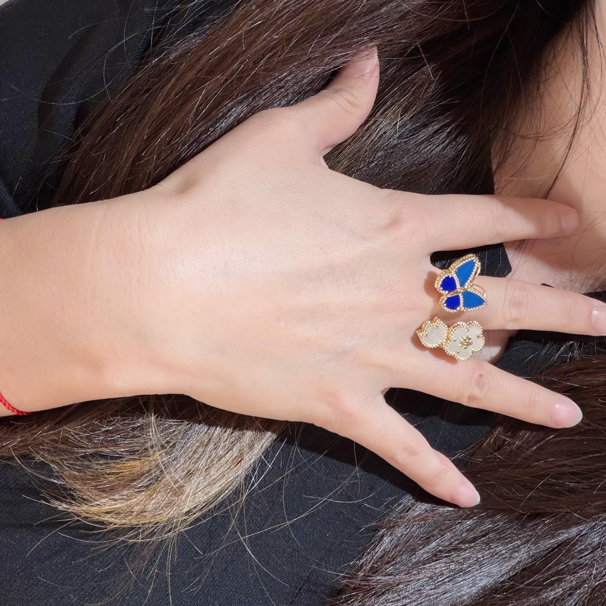 [Dream] 2026 NEW MODEL SPRING LUCKY 3 MOTIF GOLD RING