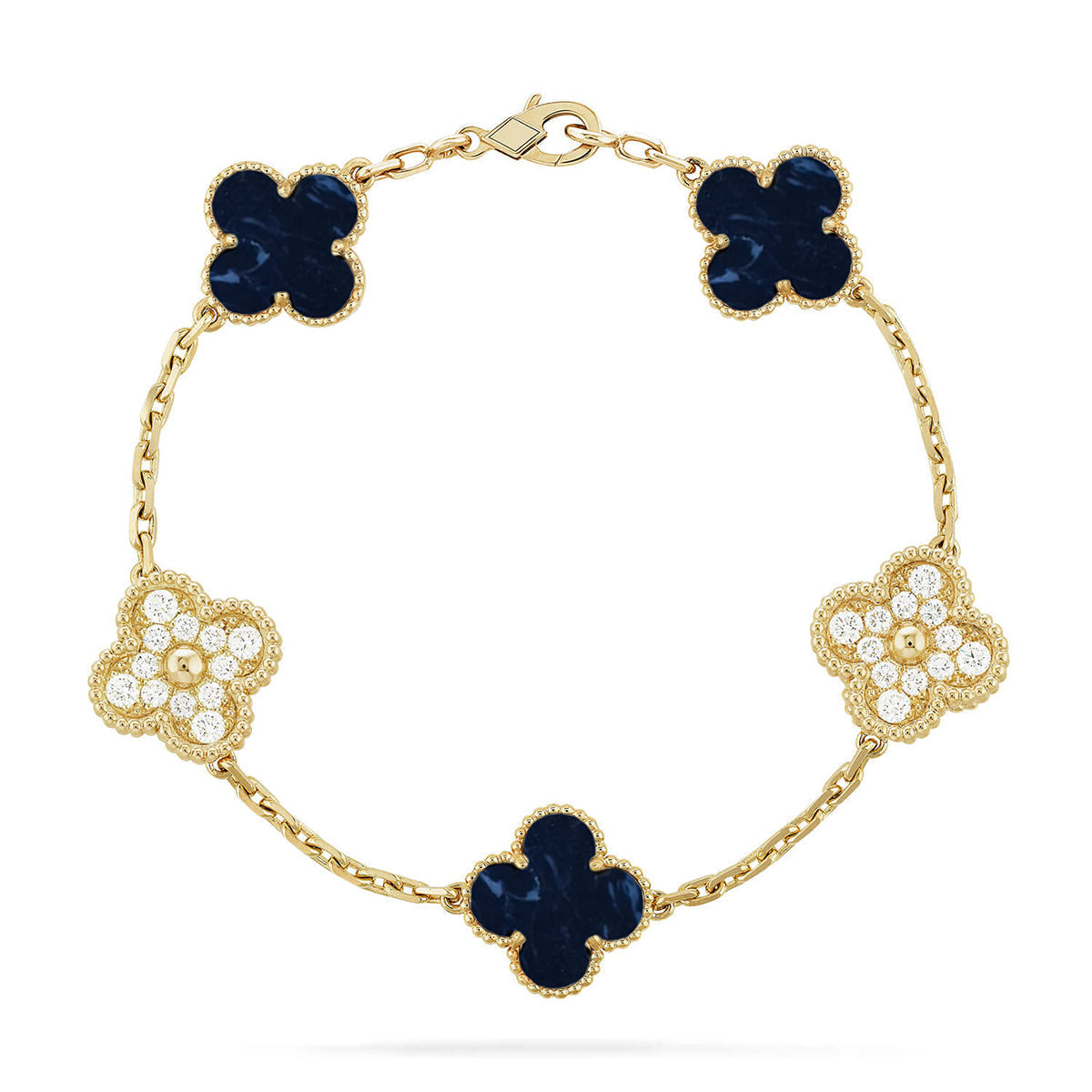 [Dream]New CLOVER 5 MOTIF PIETERSITE BRACELET COLLECTION