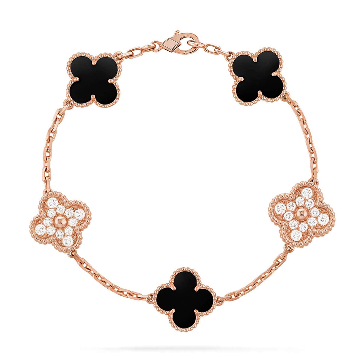 [Dream]New CLOVER 5 MOTIF ONYXS BRACELET COLLECTION