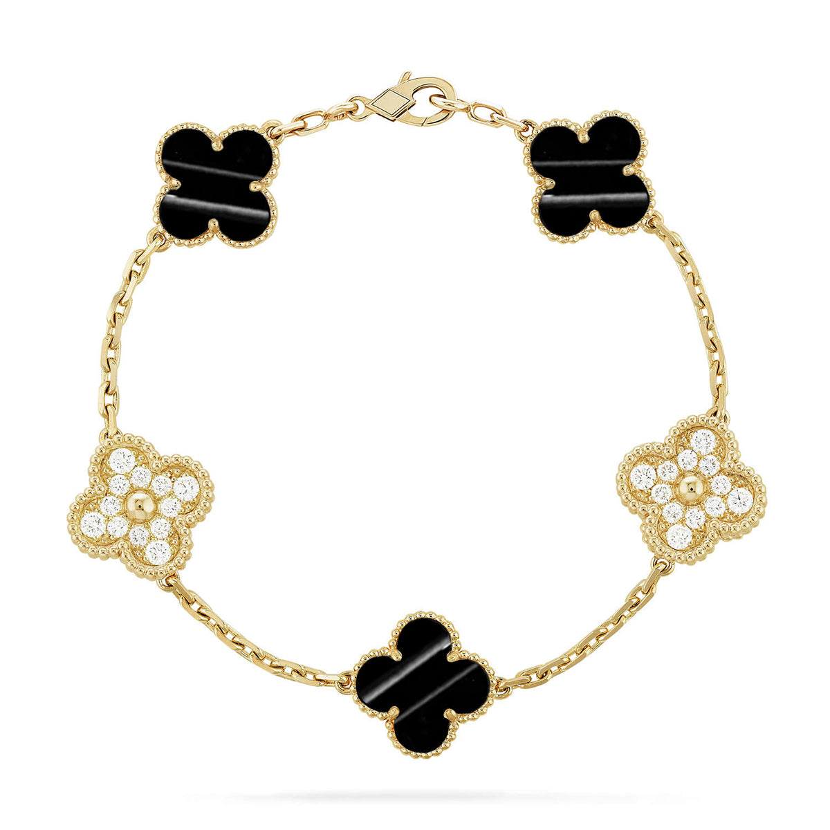[Dream]New  CLOVER 5 MOTIF PULSAR STONE BRACELET COLLECTION