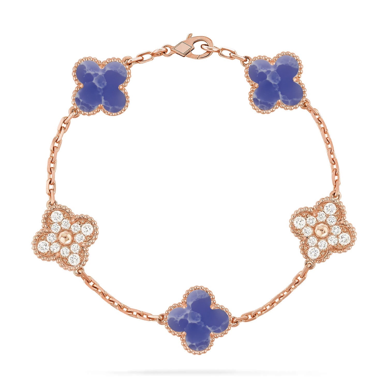 [Dream]New CLOVER 5 MOTIF BLUE VEINS BRACELET COLLECTION