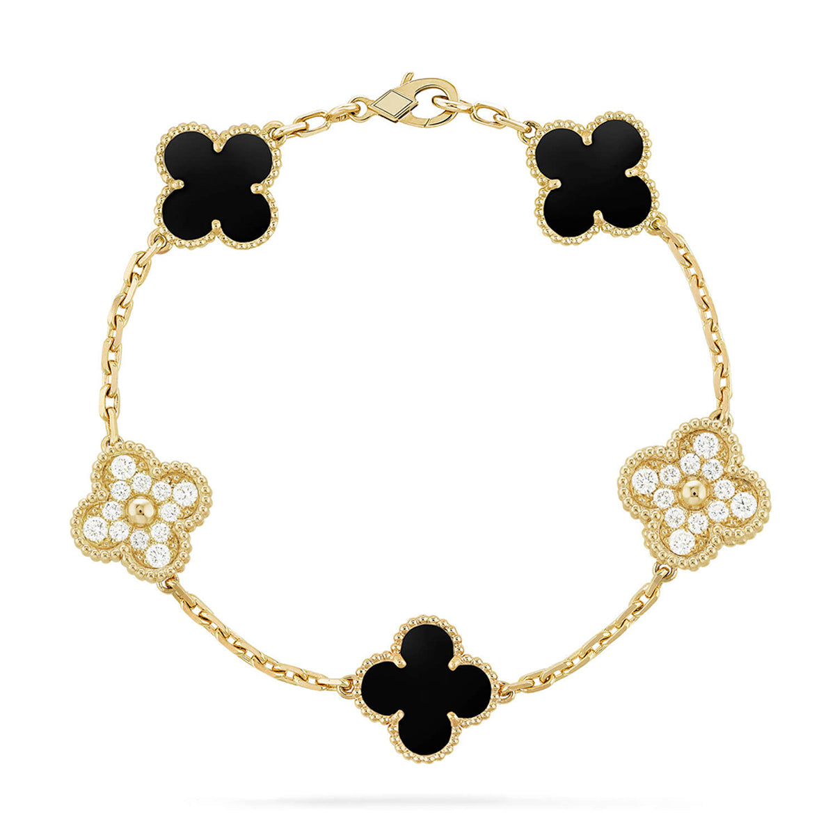 [Dream]New CLOVER 5 MOTIF ONYXS BRACELET COLLECTION
