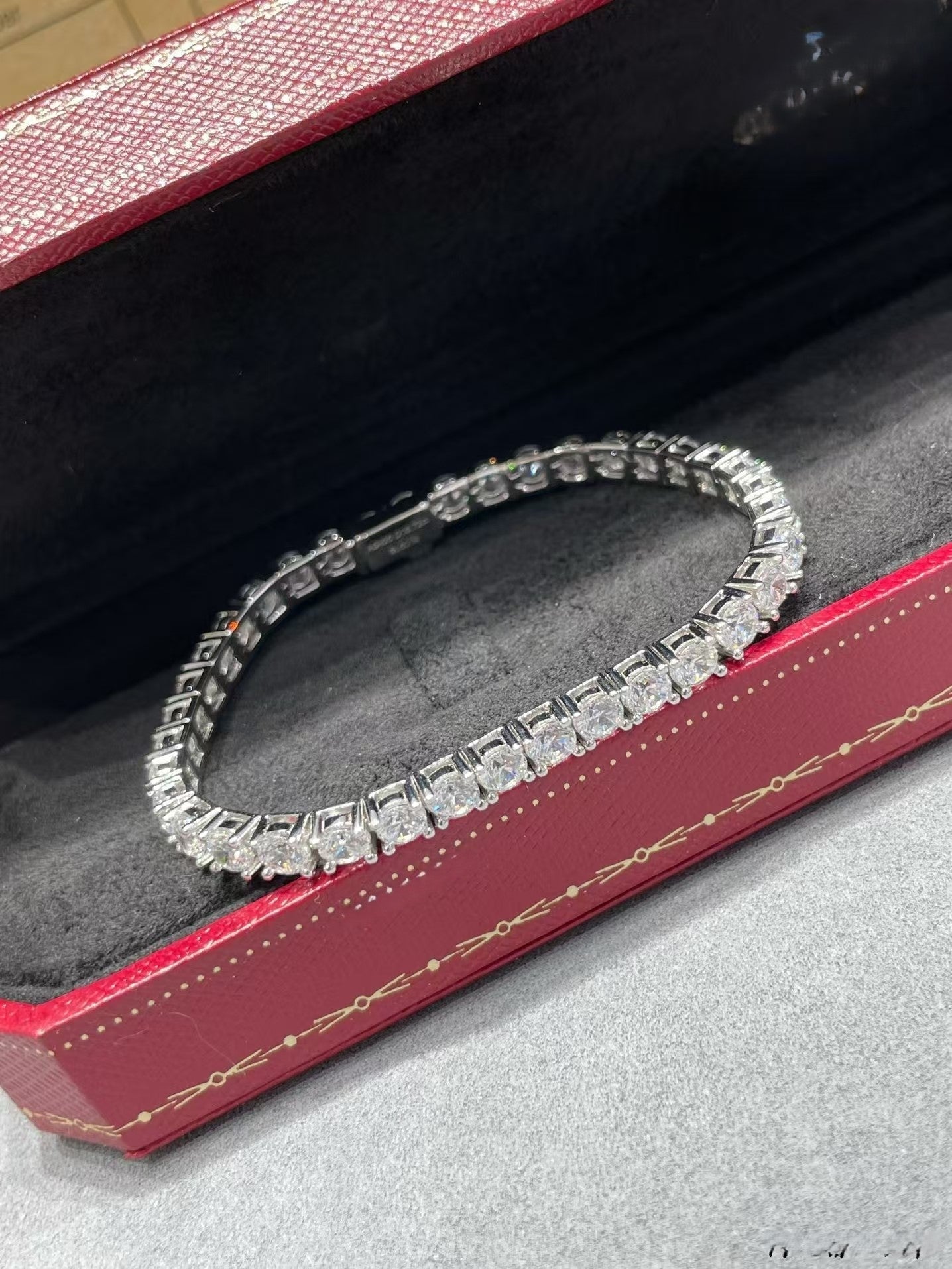 [¡®Dream¡¯]TENNIS BRACELET WITH FULL DIAMOND SETTING