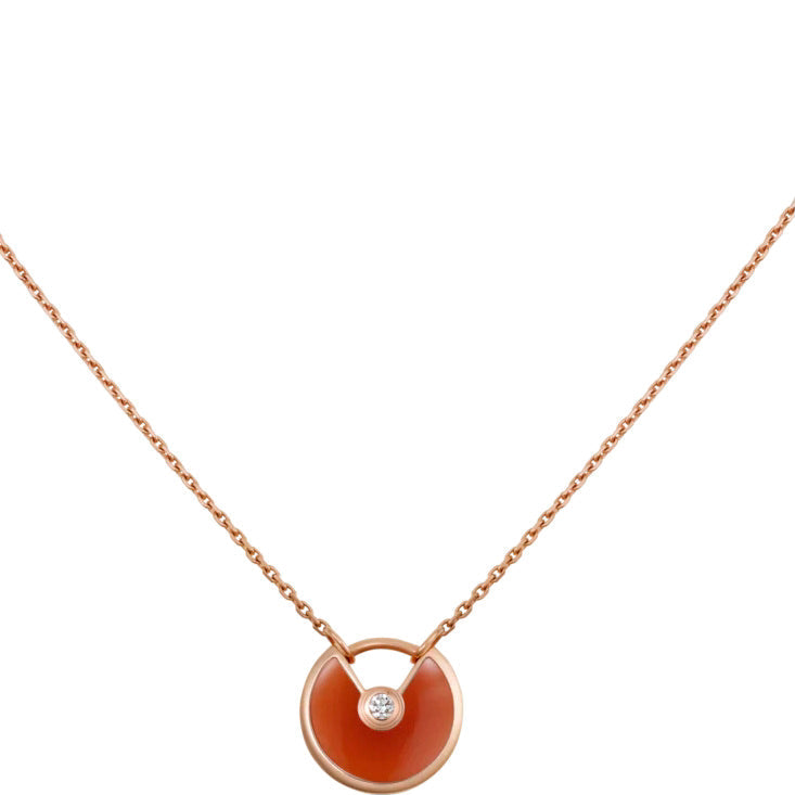 ¡®Dream¡¯AMULETTE GOLD CARNELIAN ONYX NECKLACE