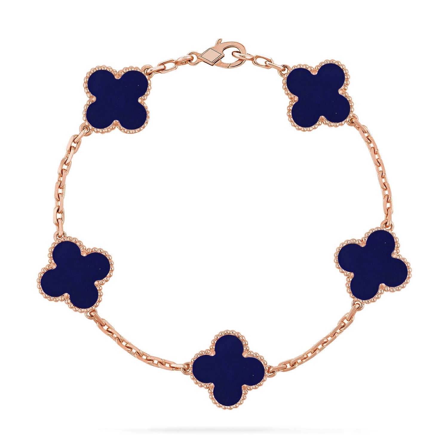 [Dream]New CLOVER 5 MOTIF LAPIS LAZULI BRACELET COLLECTION