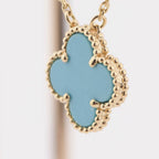 ¡®Dream¡¯CLOVER 15MM VINTAGE TURQUOISE NECKLACE