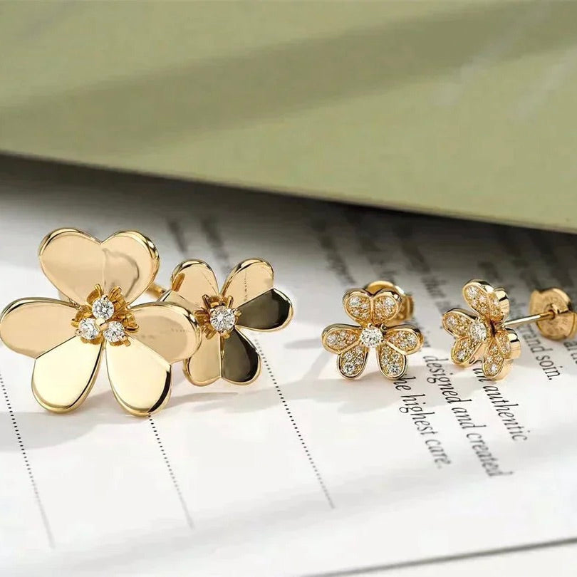¡®Dream¡¯CLOVER COMOS GOLDRING MIT DIAMANTEN