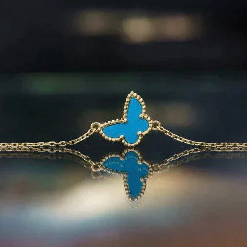¡®Dream¡¯BUTTERFLY TURQUOISE BUTTERFLY BRACELET
