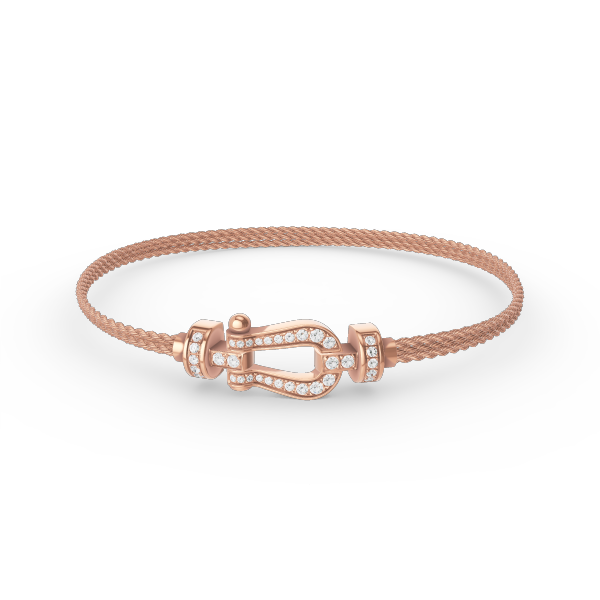 ¡®Dream¡¯FORCE SMALL HORSESHOE  DIAMOND CHAIN ROPE BRACELET