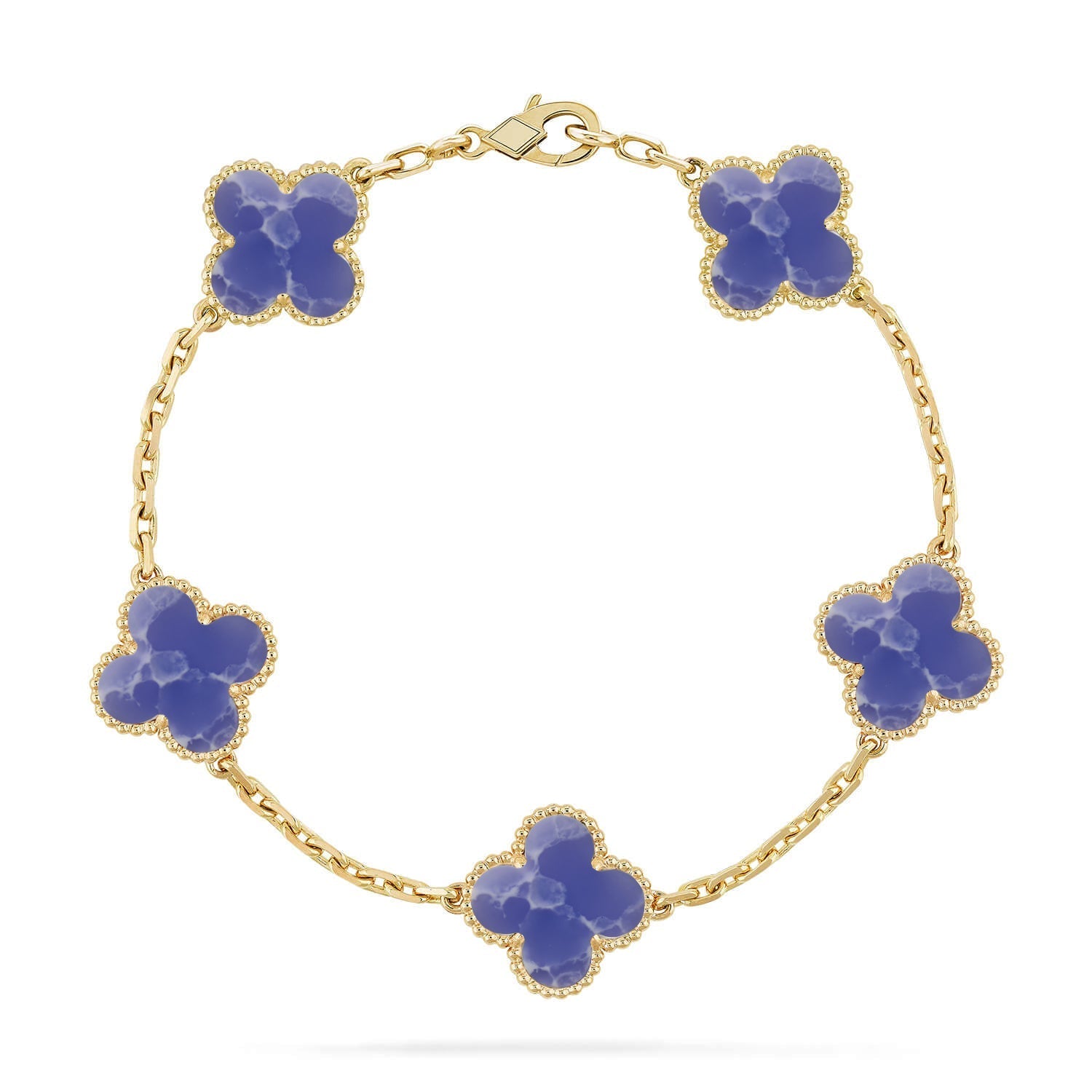 [Dream]New CLOVER 5 MOTIF BLUE VEINS BRACELET COLLECTION