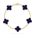 [Dream]Neue CLOVER 5 MOTIF LAPIS LAZULI ARMBAND KOLLEKTION