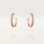 «Dream» LOVE DIAMANT ROSÉGOLD CREOLEN
