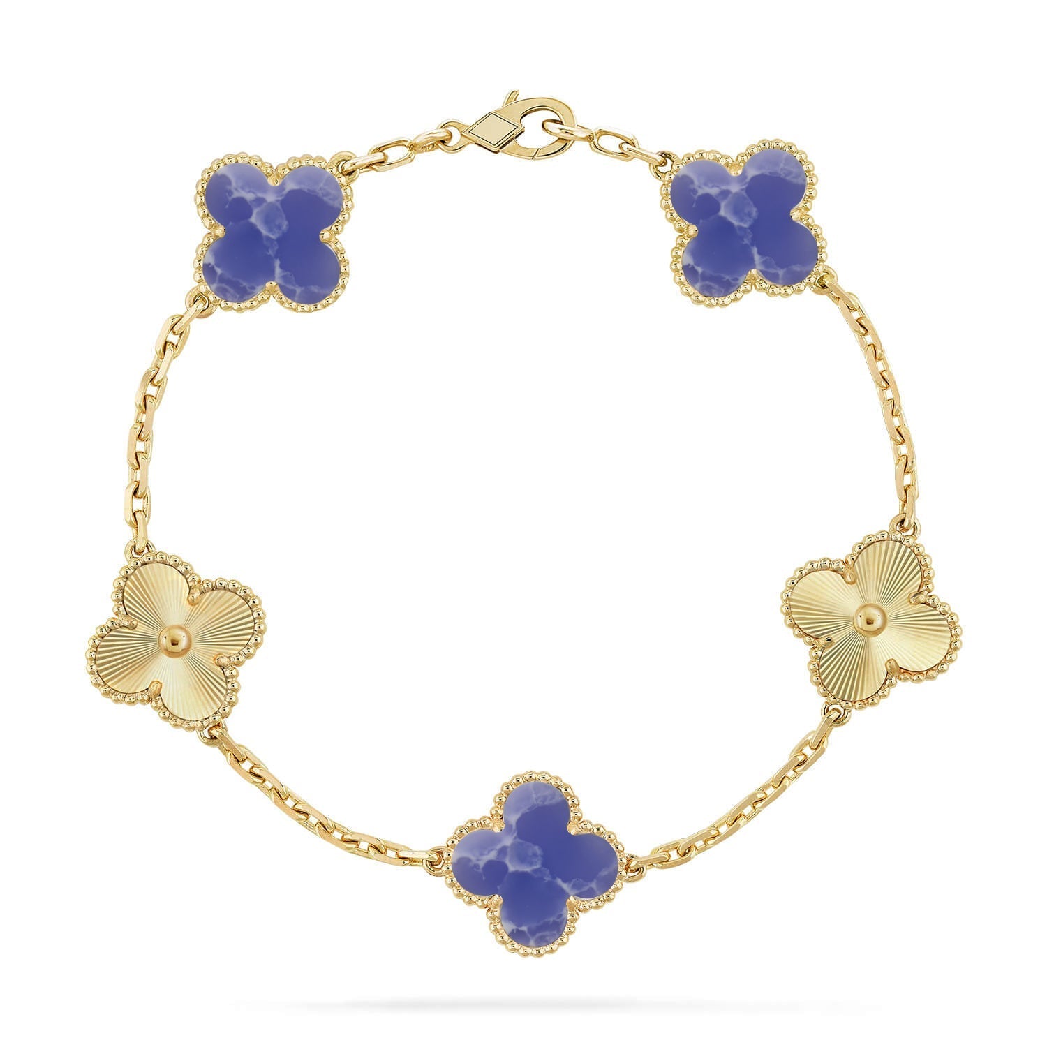 [Dream]New CLOVER 5 MOTIF BLUE VEINS BRACELET COLLECTION