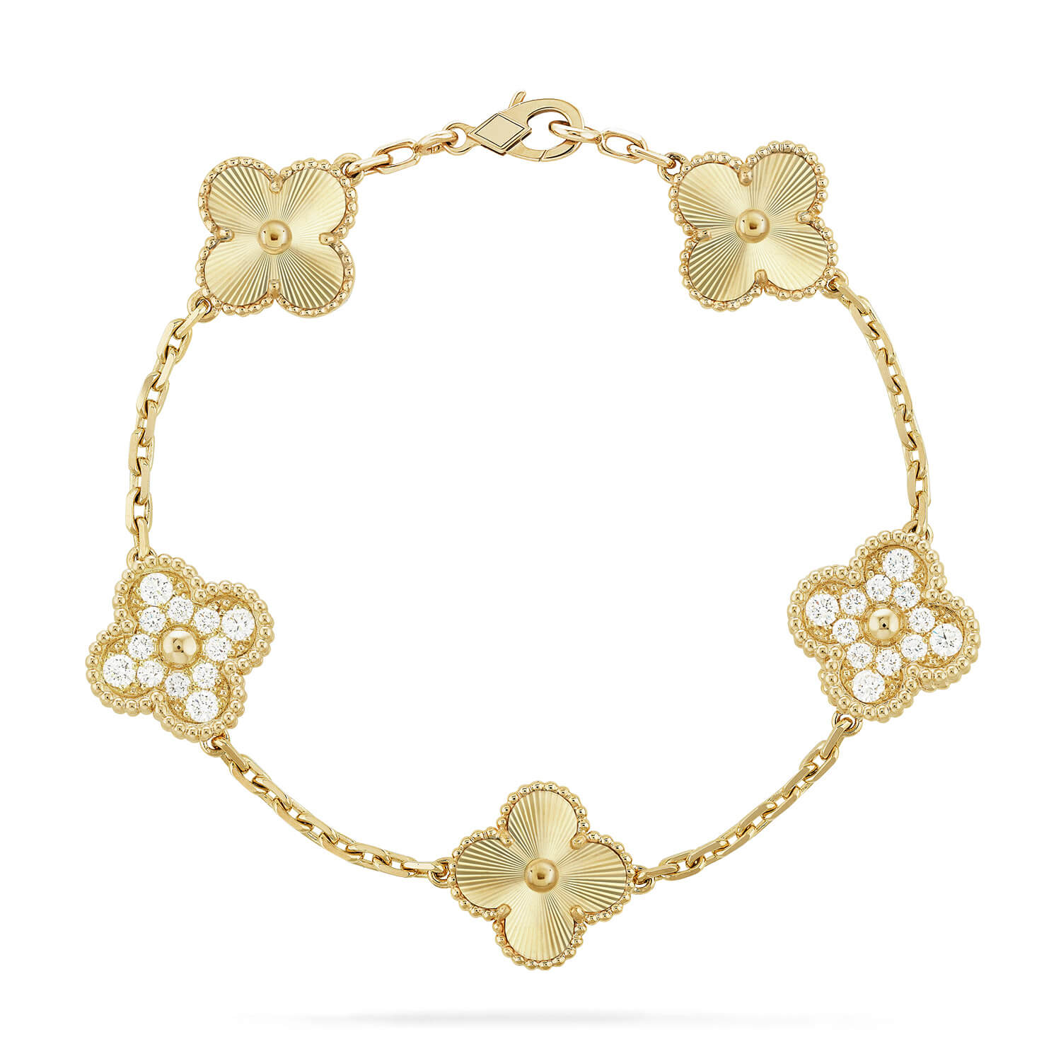[Dream]New  CLOVER 5 MOTIF LASER BRACELET COLLECTION