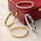 [Dream JURI]2026 PAVE GEMSTONE LOVE BRACELET 6.1MM 10 DIAMONDS