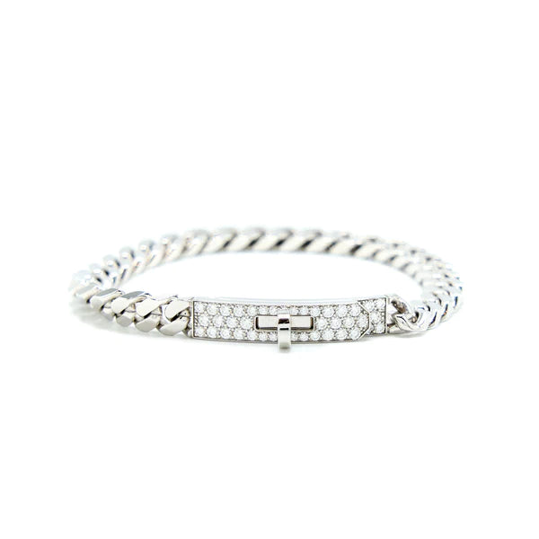¡®Dream¡¯KELLY CHAIN SILVER DIAMOND BRACELET