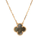 ¡®Dream¡¯CLOVER 15MM  GRAY MOTHER OF PEARL NECKLACE