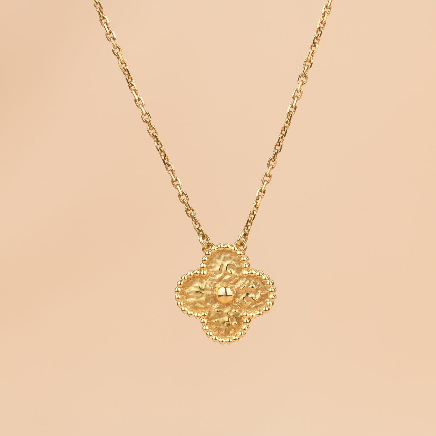 ¡®Dream¡¯CLOVER 15MM  BRONZING NECKLACE