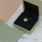 ¡®Dream¡¯CLOVER 15MM DIAMOND GOLD MOTHER OF PEARL NECKLACE