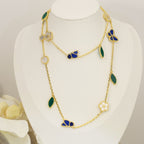 [Dream JURI]LUCKY SPRING BUTTERFLY 15 FLOWER NECKLACE