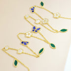 [Dream JURI]LUCKY SPRING BUTTERFLY 15 FLOWER NECKLACE
