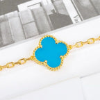[Dream]New  CLOVER 5 MOTIF TURQUOISE BRACELET COLLECTION